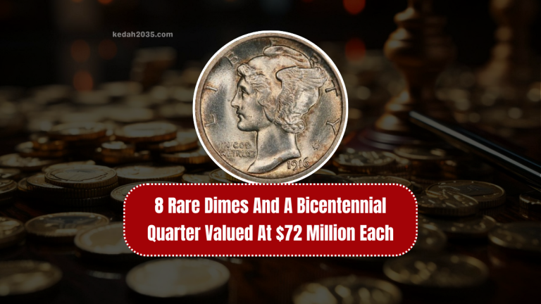 8 Rare Dimes And A Bicentennial Quarter Valued At An Astonishing $72 Million Each