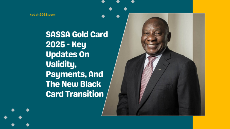 SASSA Gold Card 2025 – Key Updates On Validity, Payments, And The New Black Card Transition